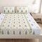 Premium 150 Thread Count 3pcs Indian Cotton Fitted Sheet Set – Ethnic Design, Soft & Breathable Bedding for King & Queen! Perfect for Home Décor & Comfort!